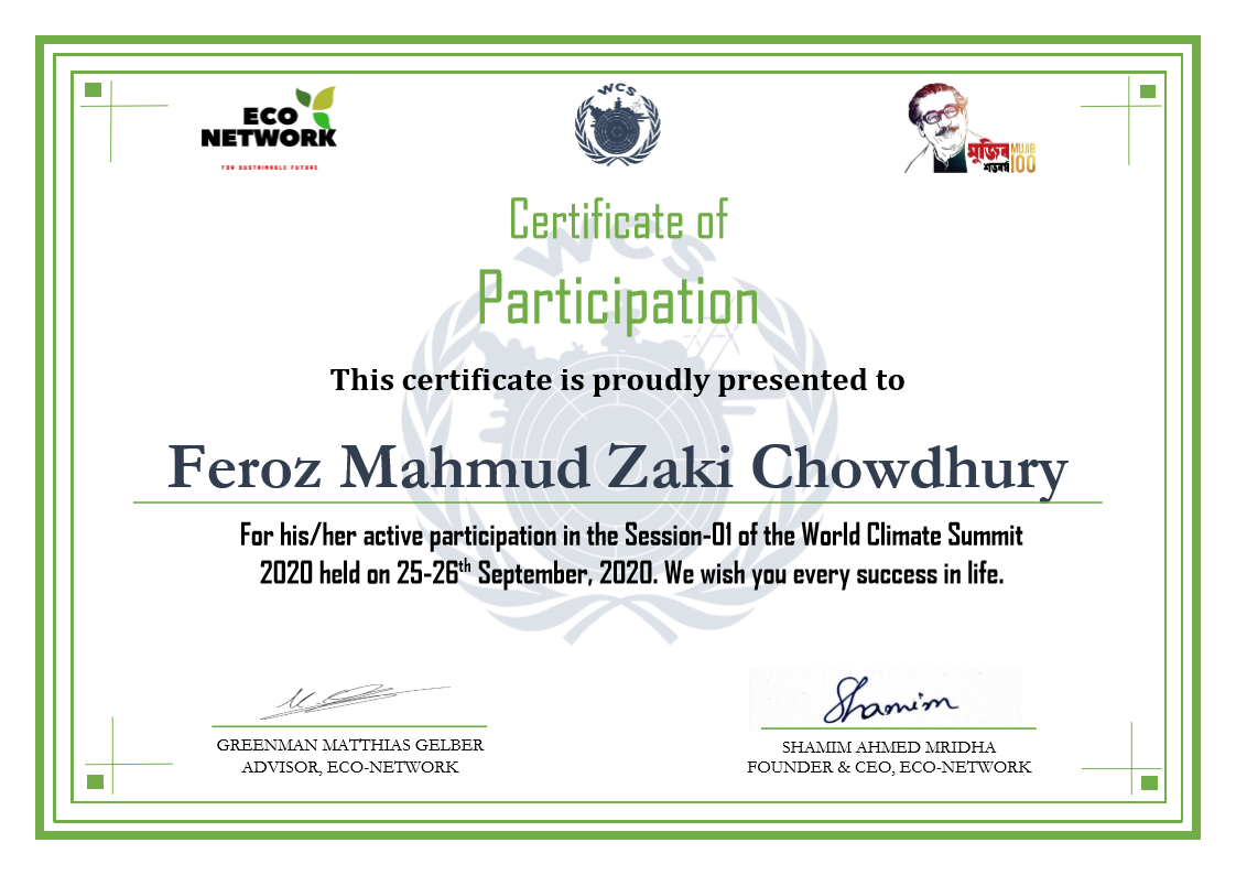 World Climate Summit 2020