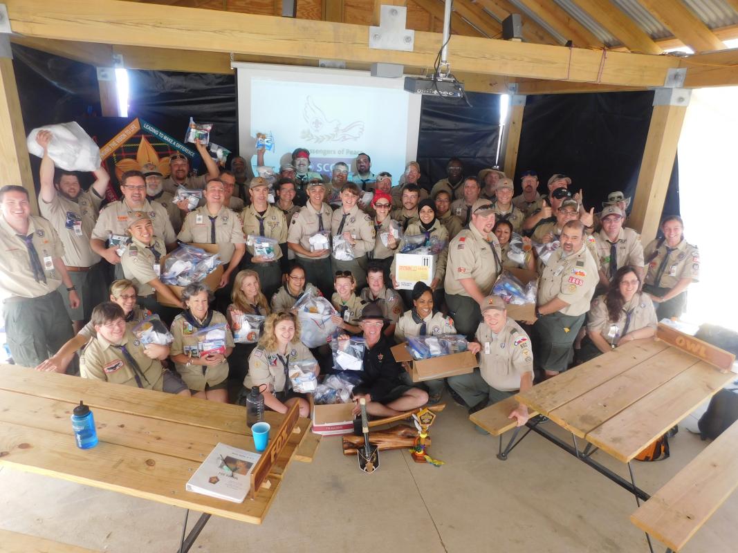 Care packages for Homeless Veterans.