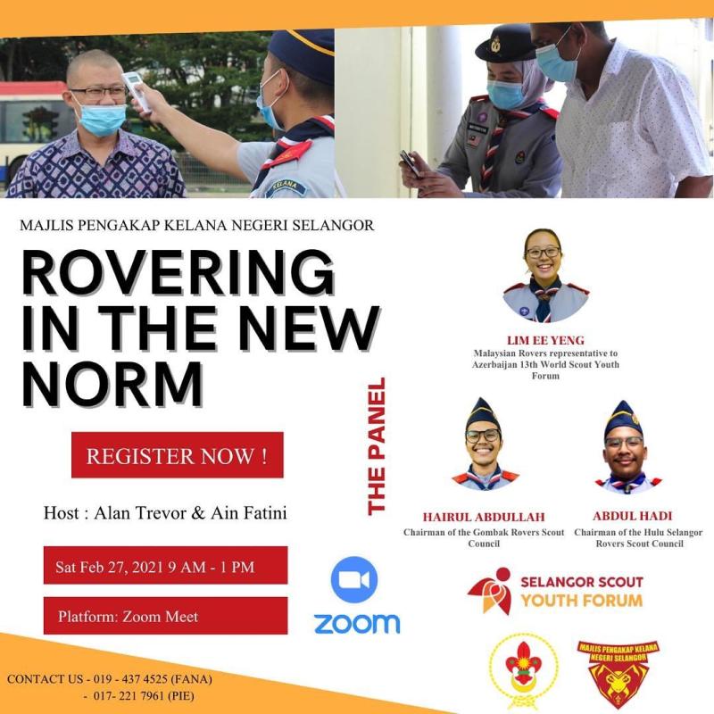 SELANGOR SCOUT YOUTH FORUM : ROVERING IN THE NEW NORM
