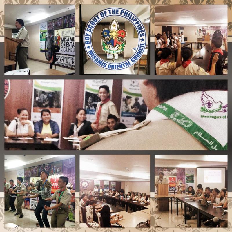 Messengers of Peace Training of the Boyscouts of the Philippines at Misamis Oriental Council