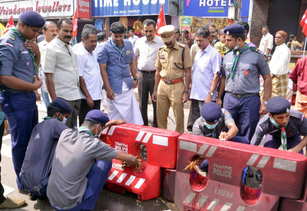 cleaning project thrissur town