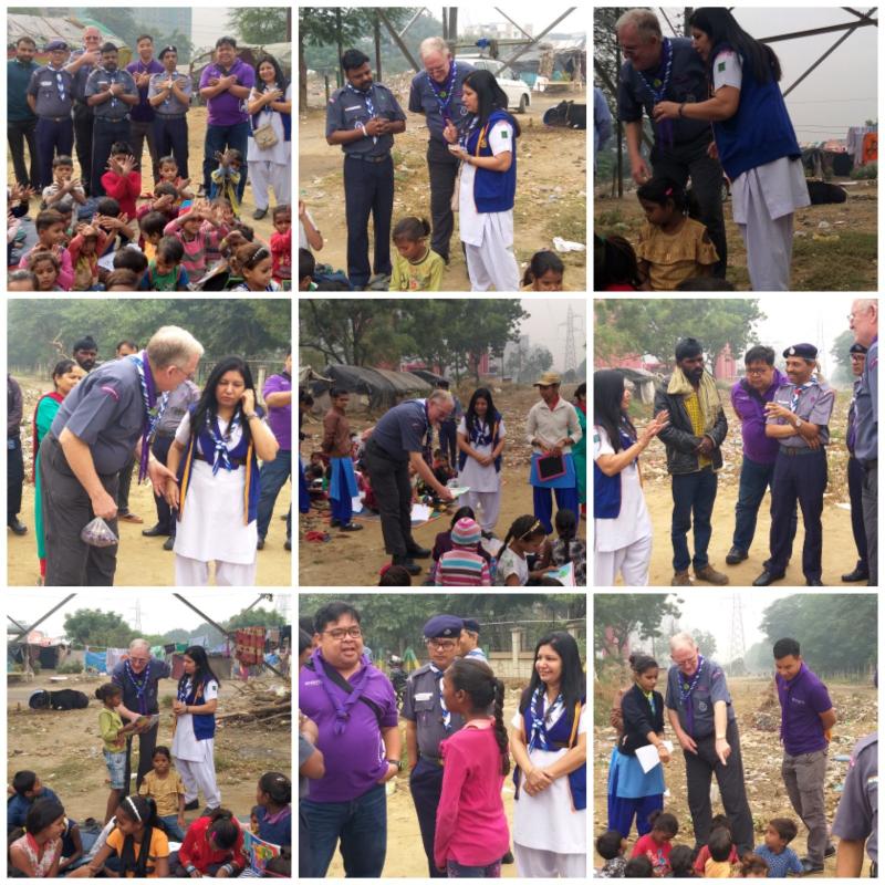 Visit world beuro team in slum area projects 