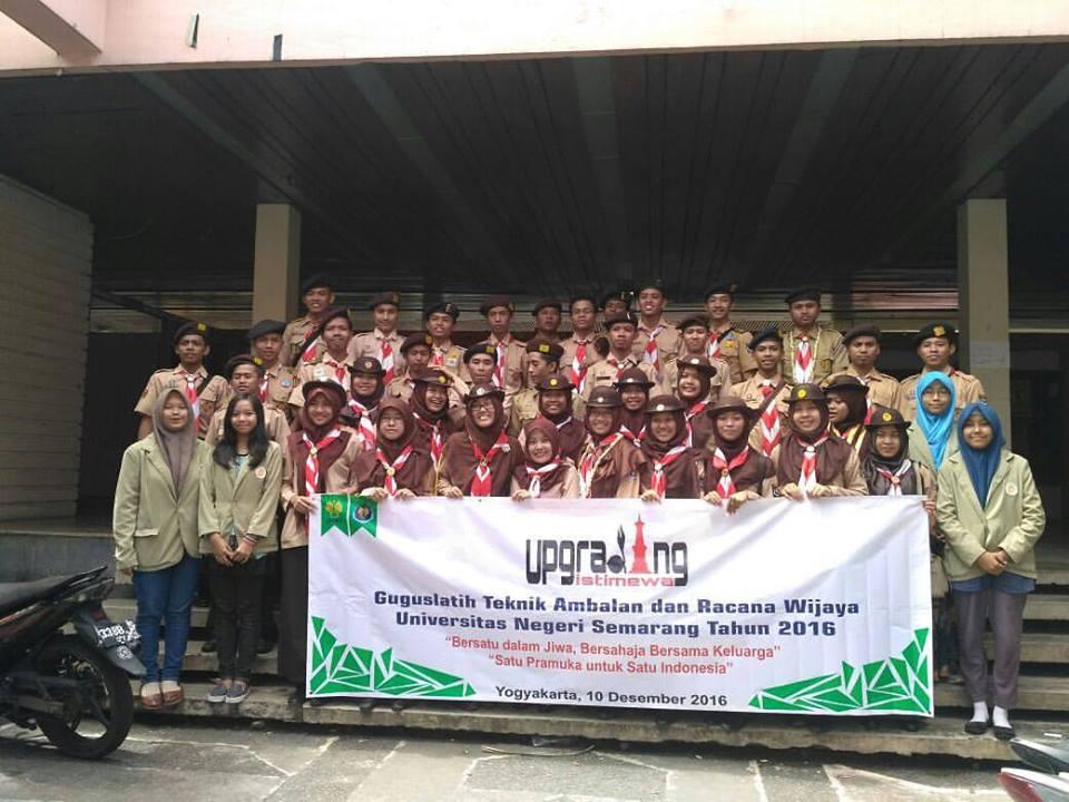 Kunjungan Studi dan Upgrading di Racana Gadjah Mada dan Racana Tribuana Tunggadewi yang berpangkalan di Universitas Gadjah Mada, Yogyakarta