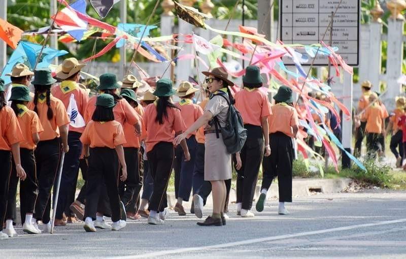 กิจกรรมค่ายพักแรมลูกเสือ-เนตรนารี