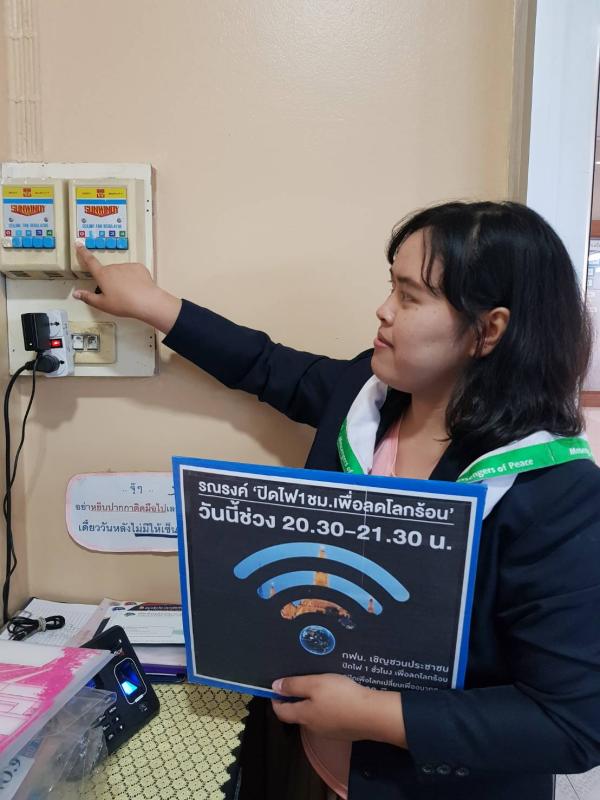 ปิดพัดลมเมื่อไม่ใช้เเล้ว