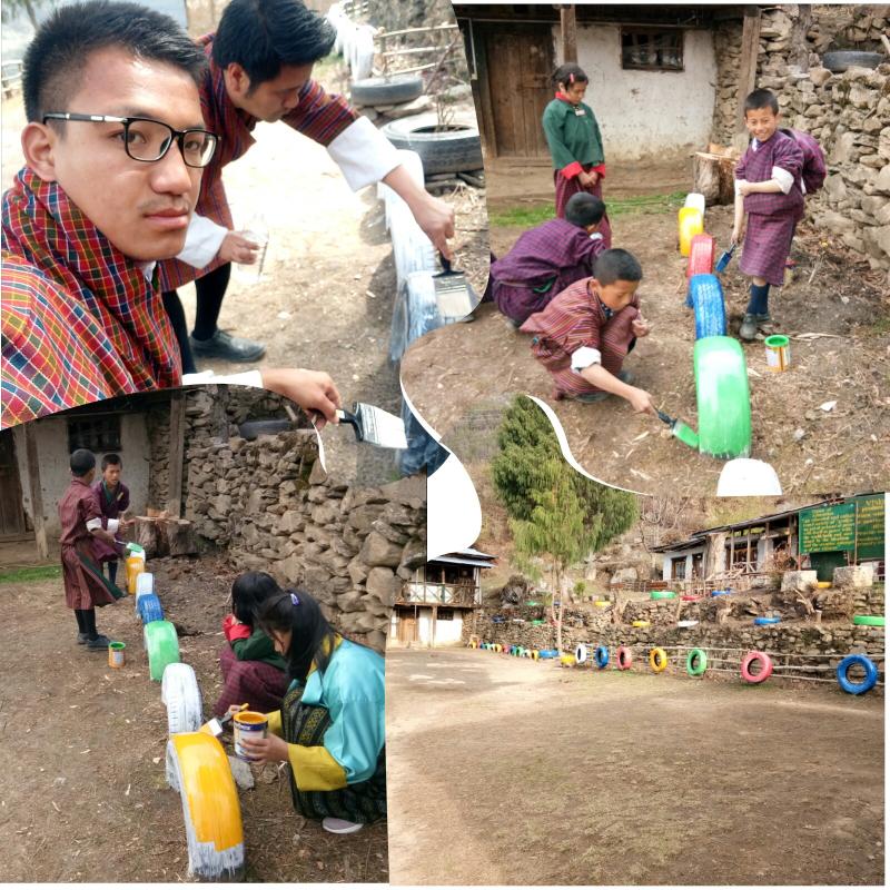 Beautification of School campus