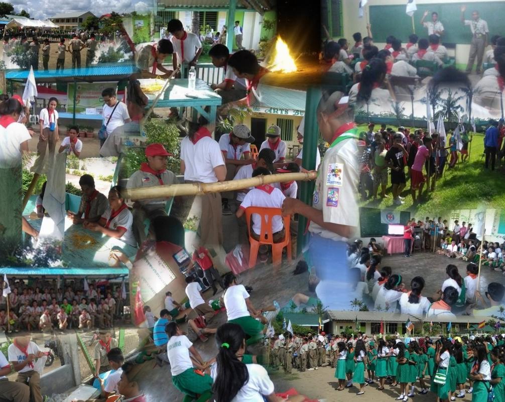 The Catarman National High School CNHS, BSP and GSP school based MoP Encampment