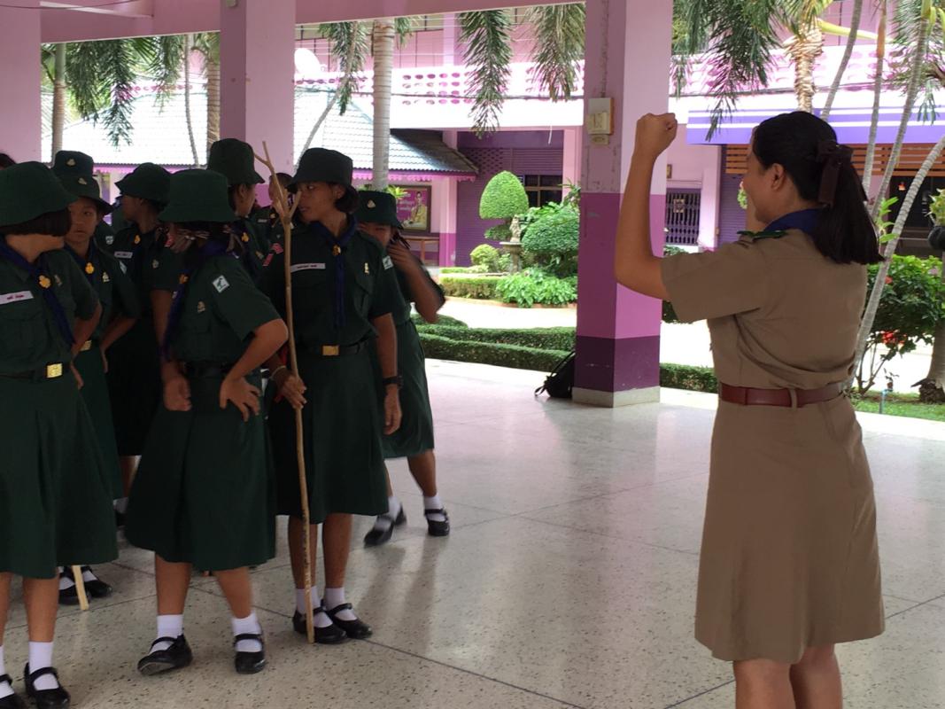 ลูกเสือผู้นำสันติภาพให้บริการกองลูกเสือครั้งที่3/2562