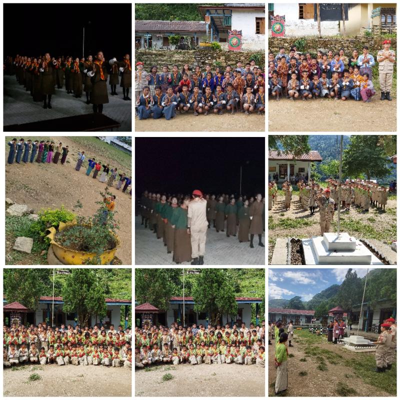 Monitoring and Rvaluation of Scouts in the school