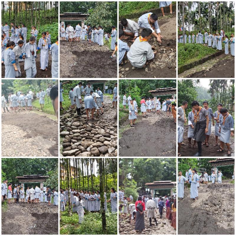 Road maintainance work