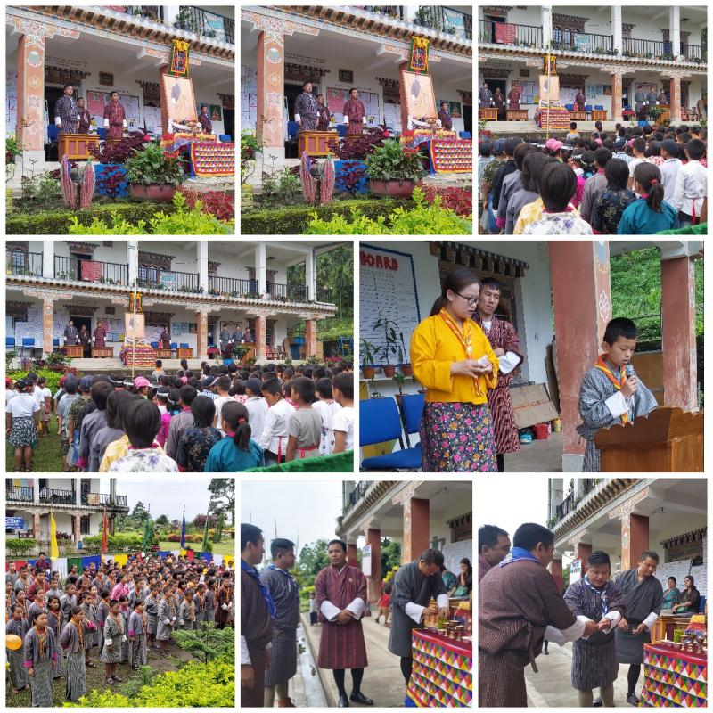 Scouting activities at Trashicholing PS