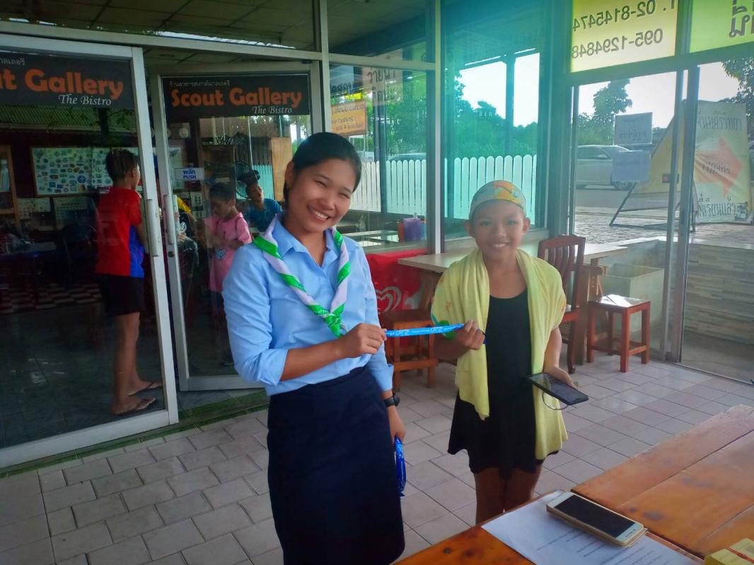 จัดซุ้มกิจกรรมเกี่ยวกับผู้นำสันติภาพ