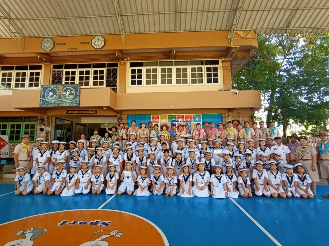 ต้อนรับคณะผู้เข้าอบรมลูกเสือmop