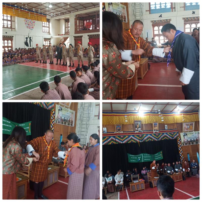 Investiture Cermemony for new scouts and new CBS scouts.