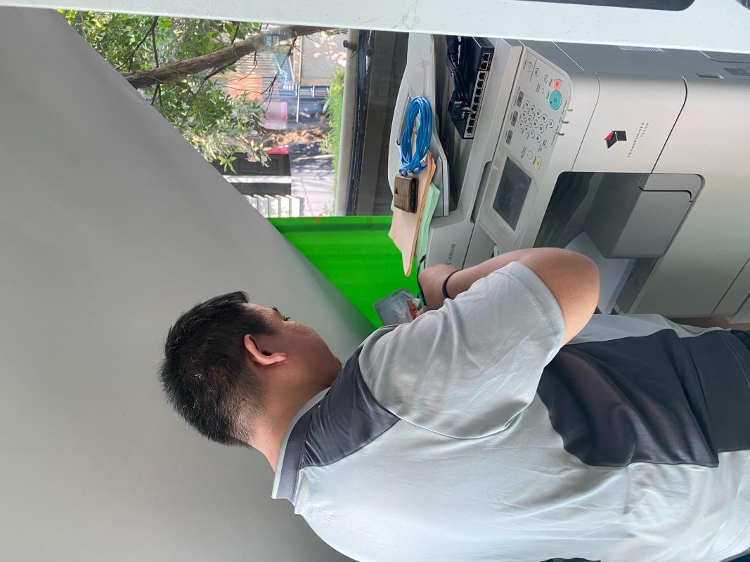 ซ่อมบำรุงระบบอินเทอร์เน็ตห้องธุรการ วิทยาลัยอาชีวศึกษาเทคโนโลยีเอเชีย