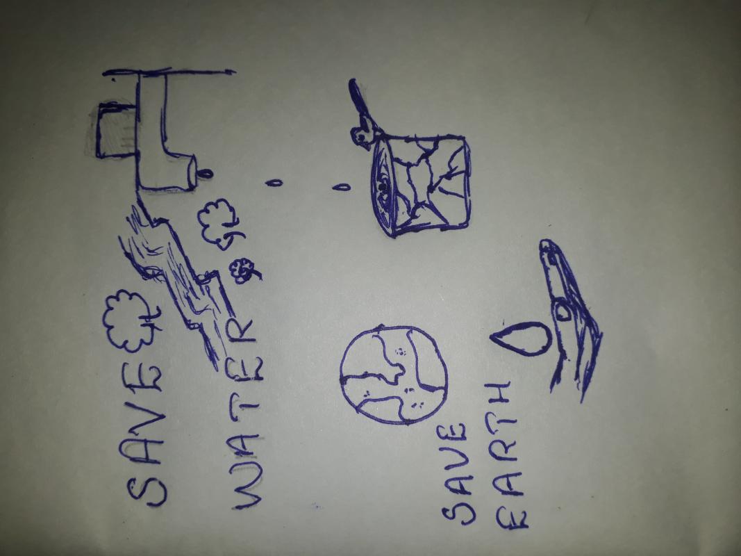 Save water save earth