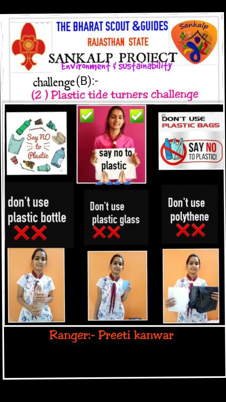 sankalp project challenge (B) environment & sustainabilty challenge 2:- plastic tide turners challenge