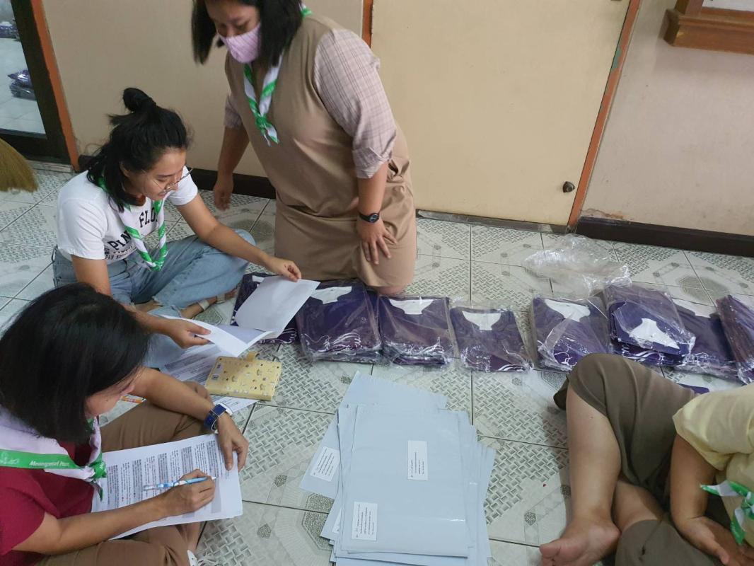 จิตอาสาแพ็คเสื้อวิ่ง