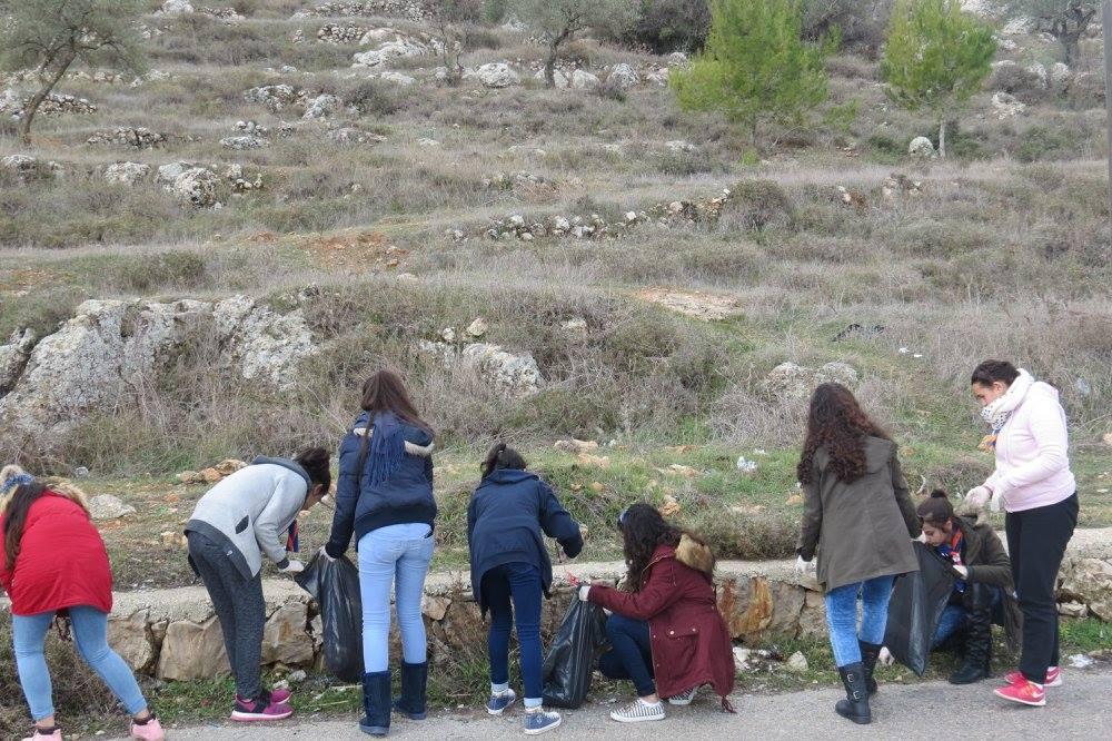 A cleaner pathway to Cremisan monastery