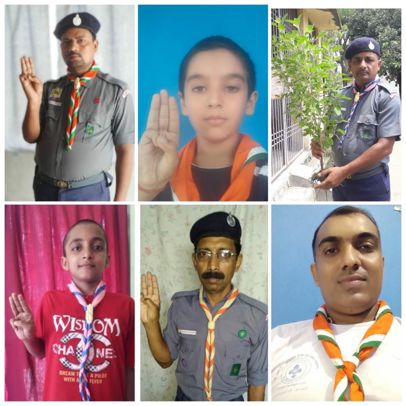 विश्व स्काउट स्कार्फ दिवस पर आयोजित कार्यक्रम