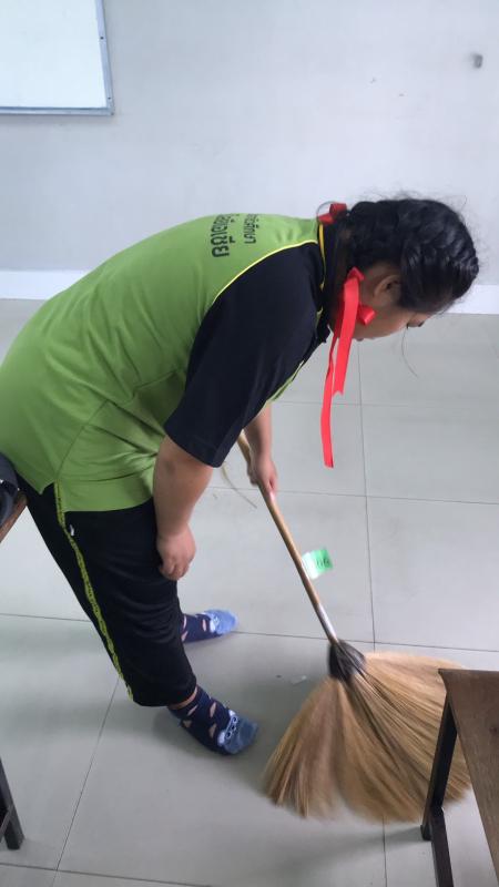 ทำความสะอาดห้องเรียน