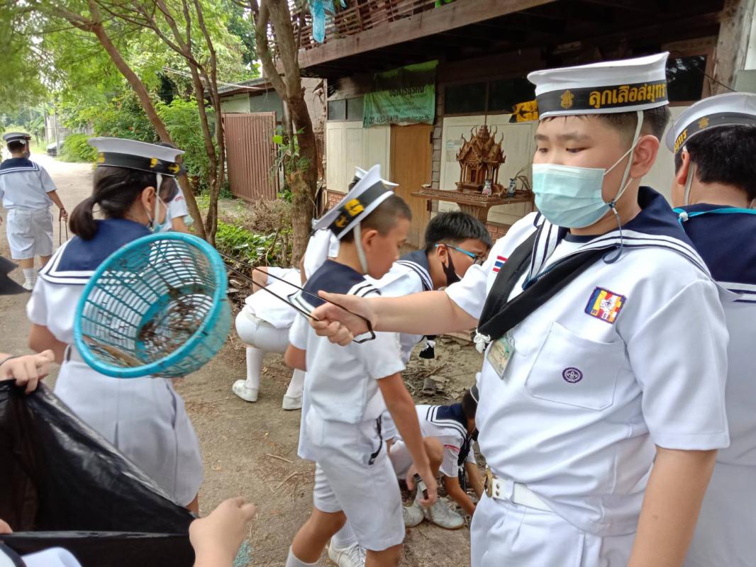 กิจกรรมจิตอาสาเก็บขยะรอบชุมชน