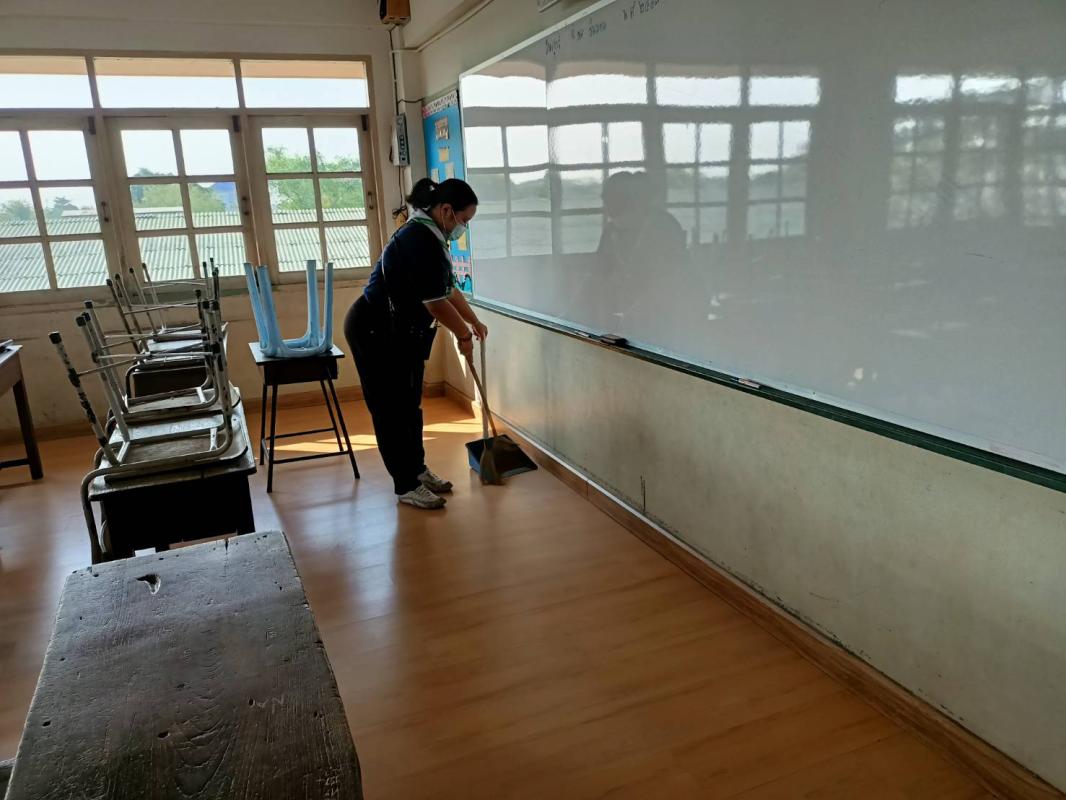 จิตอาสาทำความสะอาด