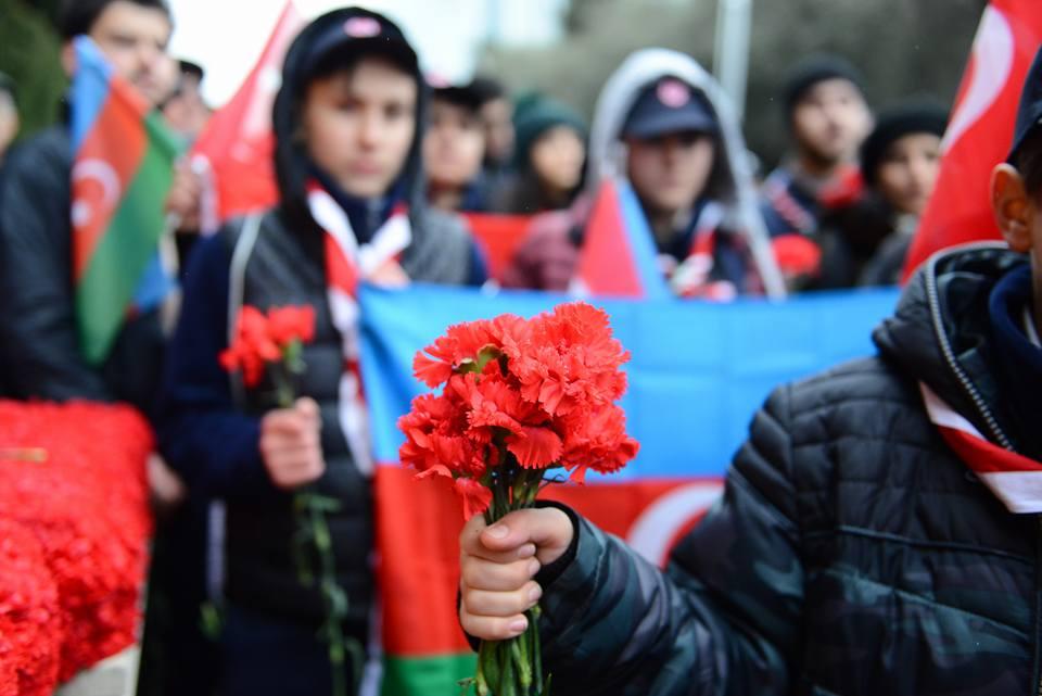 Scouts of Azerbaijan have marched to Martyrs’ Lane