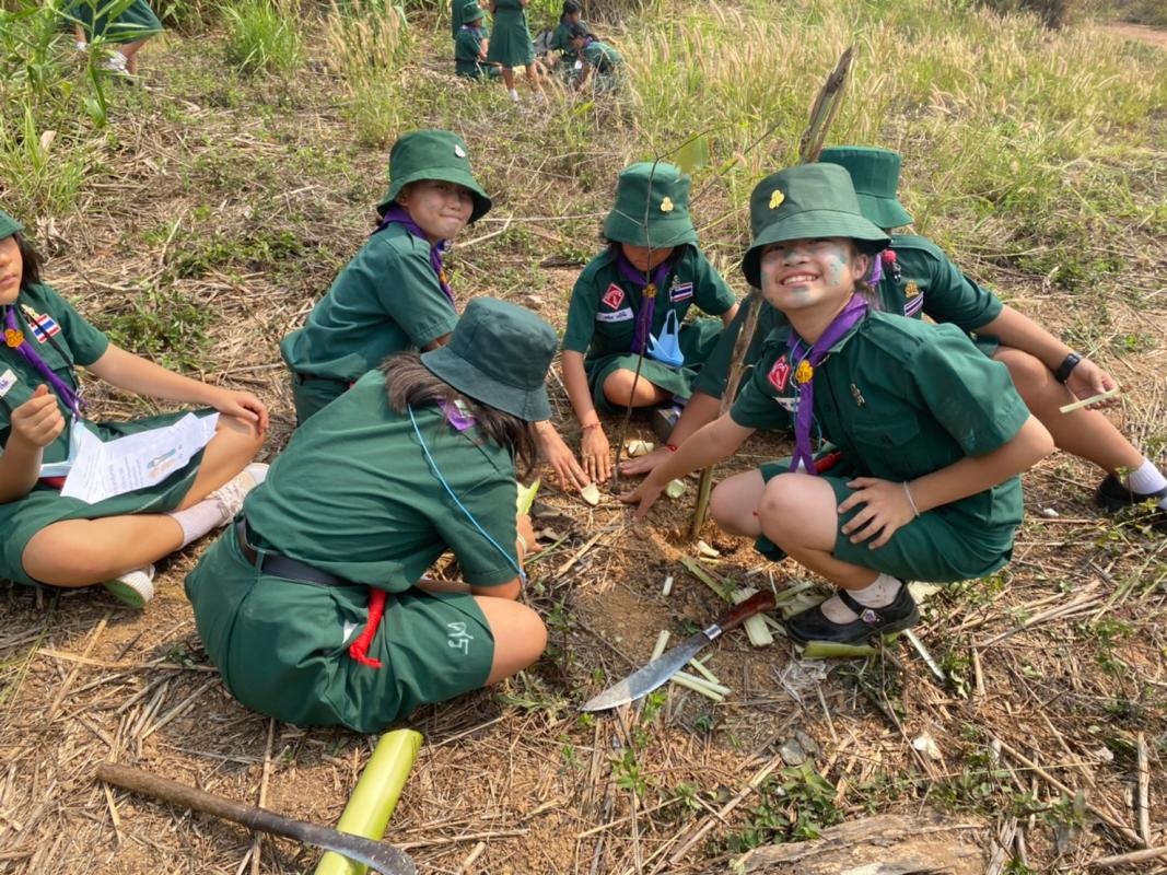Scout for the conservation of natural resources and the environment