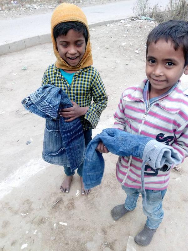 Donate Winter clothes to Slum area Kids