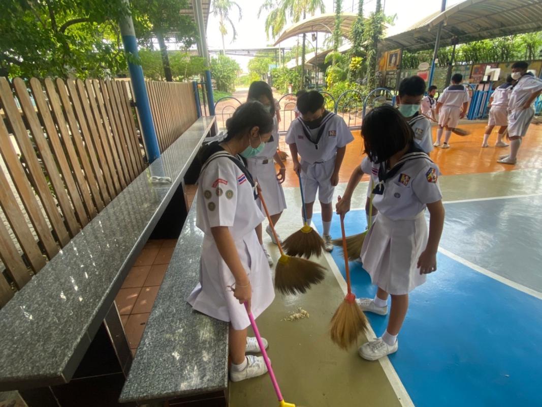 จิตอาสาทำความสะอาด