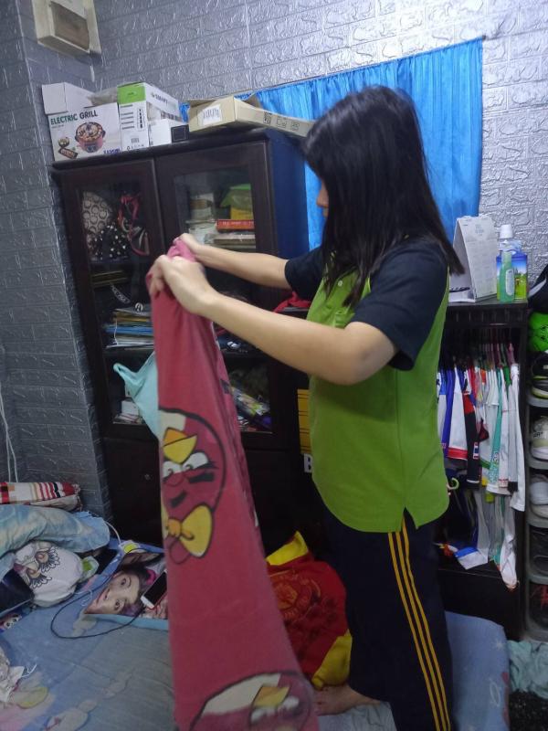 จัดเก็บเสื้อผ้าให้เป็นระเบียบ