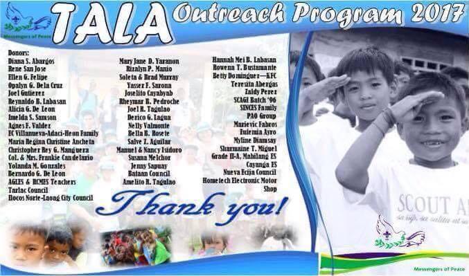 TALA OUTREACH PROJECT 2017 YEAR 2