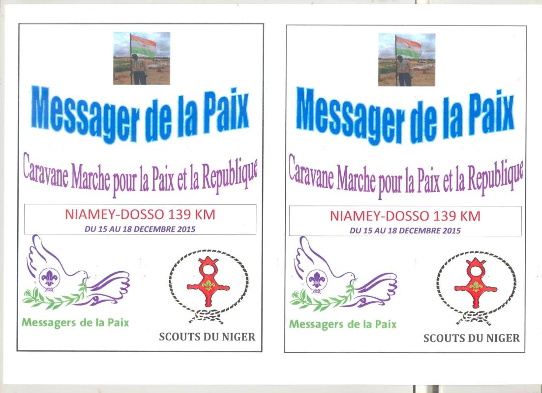 Marche Pour la Paix et La Repubilque sur 138 KM du 15 au 18 decembre 2014