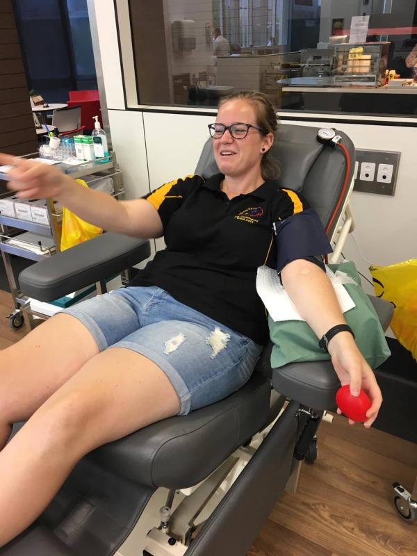 Red Rover Day blood donation