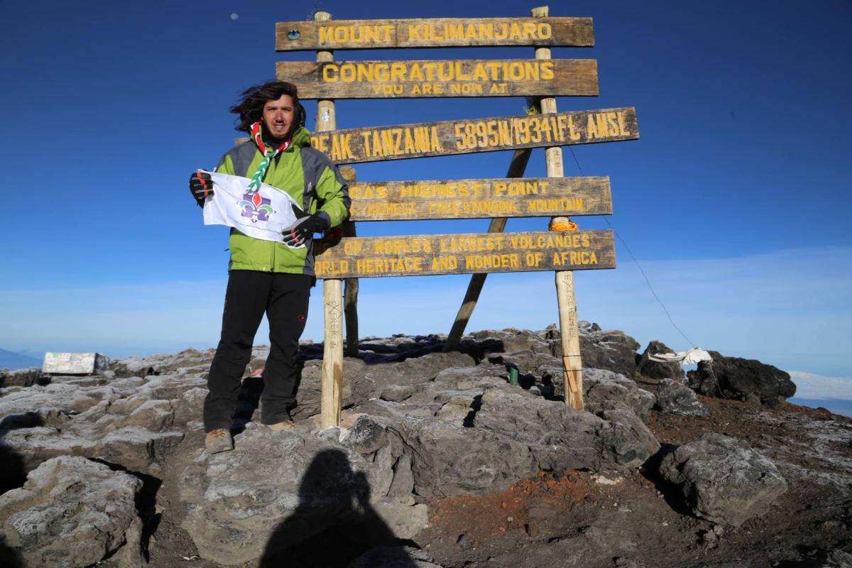 Scout of Azerbaijan - On His Way to Conquer Kilimanjaro