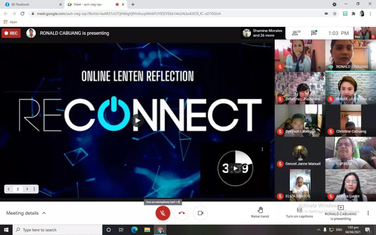 Reconnect: Spread the words of God 