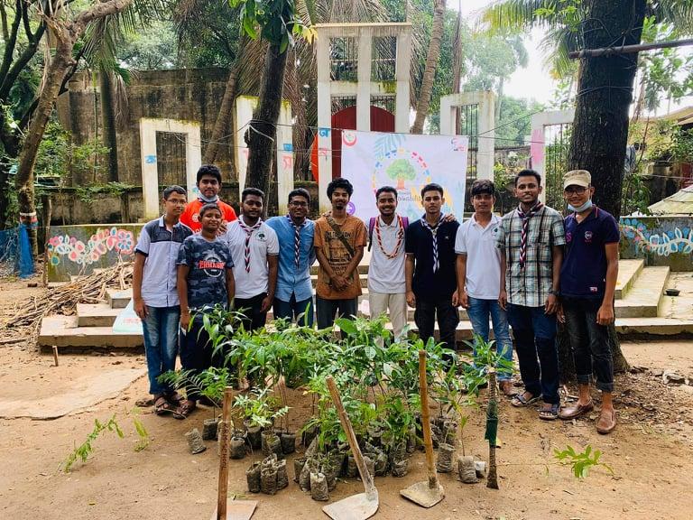 Tree Plantation & Plastic Cleaning at Rani Bilashmoni Government Boys’ High School & Hostel Area (Project TSS)