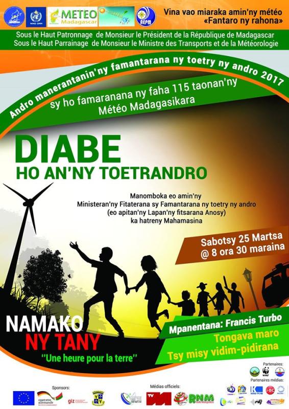 Earth Hour 2017 - Marche pour le climat  MADAGASCAR