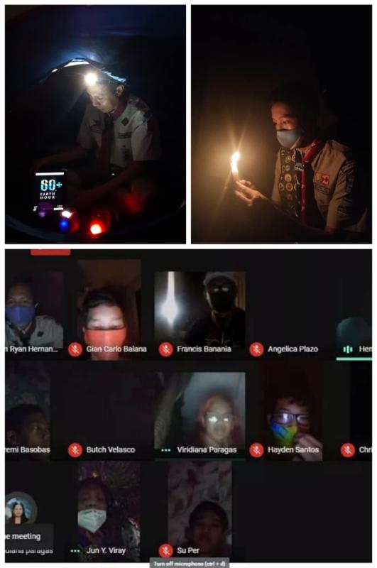 Earth Hour Participation of the BSP-NCR-  City of Mandaluyong Council