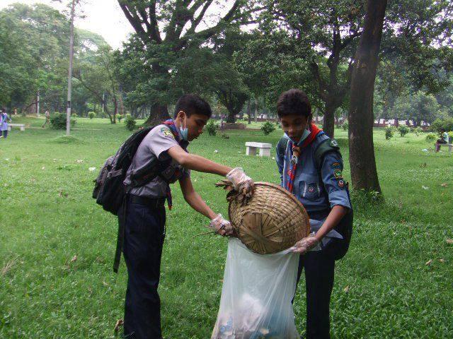 Cleaning Awarness 2011-Hosted by Dhaka Metropolitan Scouts