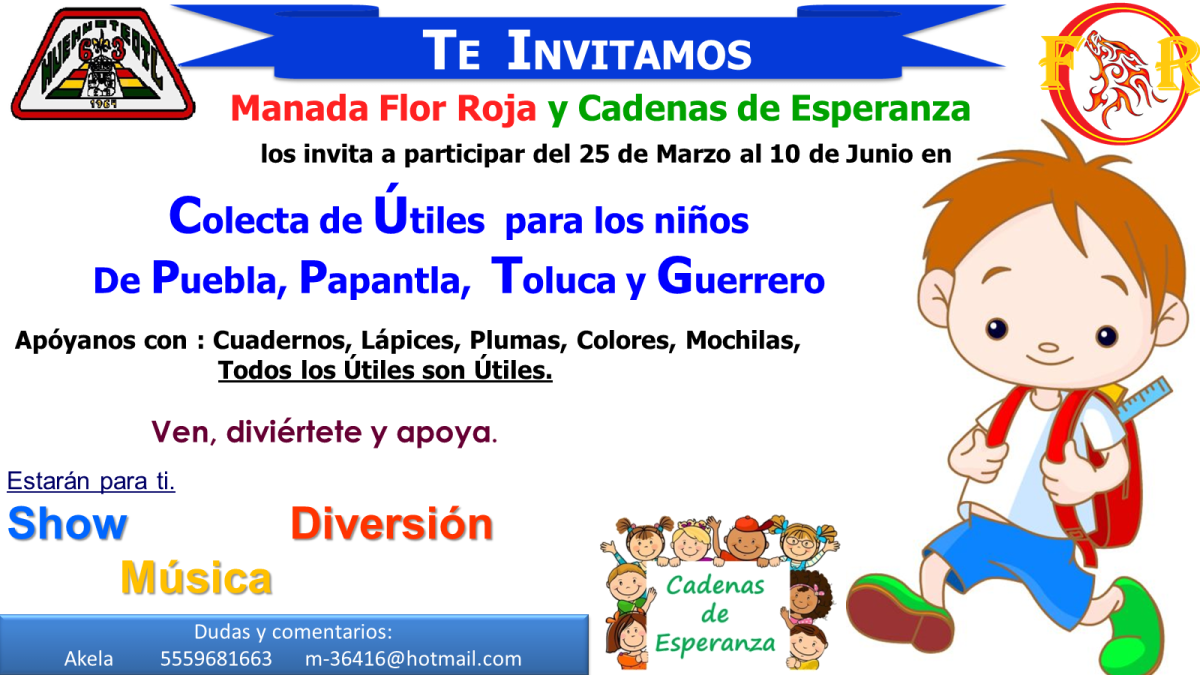 COLECTA DE ÚTILES 2017