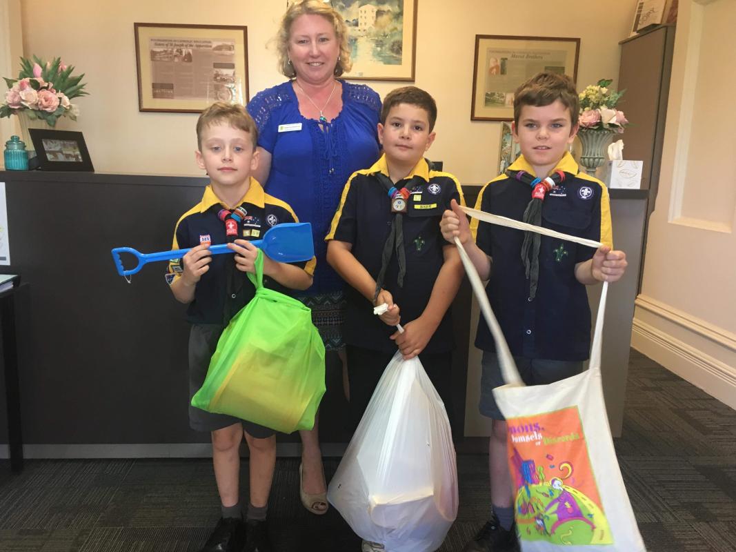 Northam Cub Scouts White Six Messengers of Peace Project