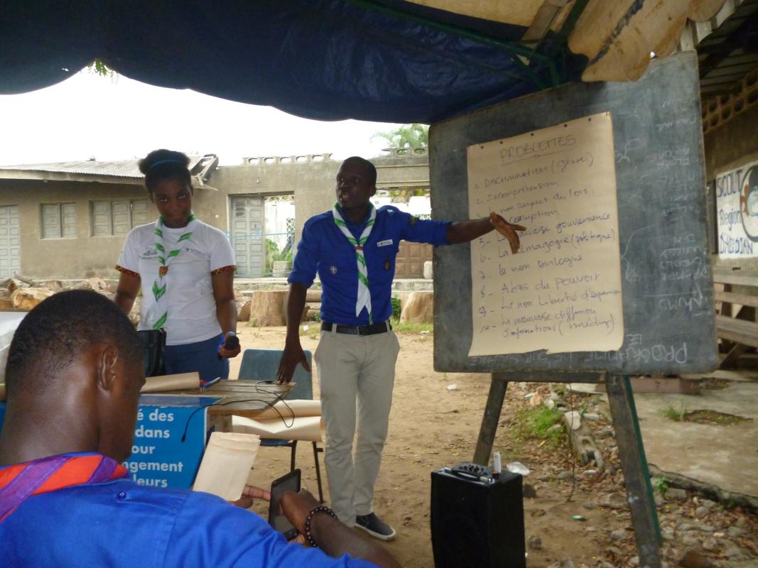 sensibilisation sur l'AVC et initiation au MOP