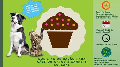 Campanha de Arrecadação de Alimento para cães e gatos  abandonados.