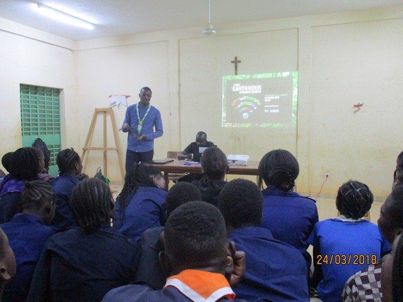 Projection débat sur le changement climatique