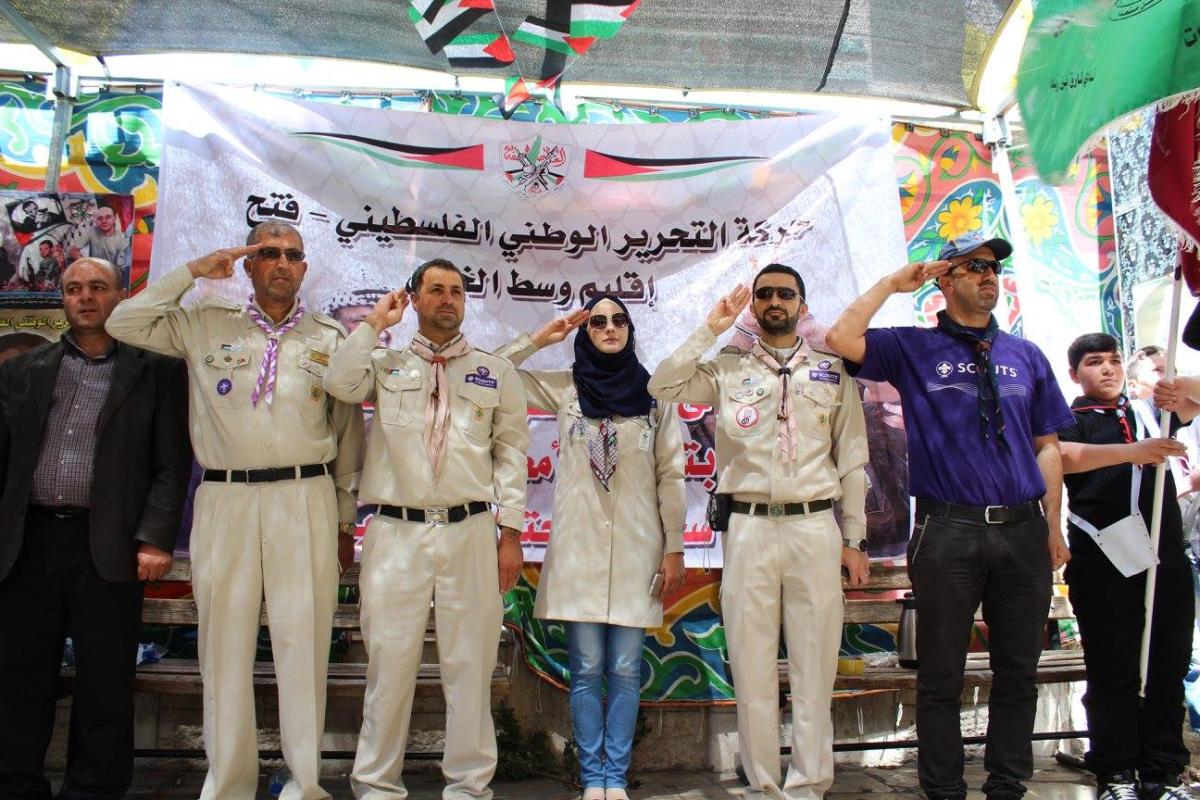 مفوضية كشافة محافظة الخليل تنظم مسيرا كشفياً احتفالاً بذكرى الإسراء والمعراج، وتناصر قضية الأسرى