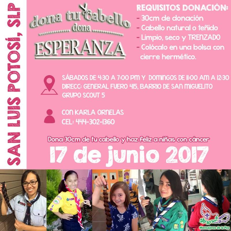 DONA TU CABELLO, DONA ESPERANZA S.L.P 2017