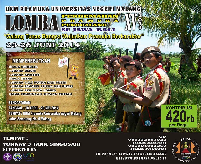 Lomba Perkemahan Pramuka Penggalang se-Jawa Bali XV
