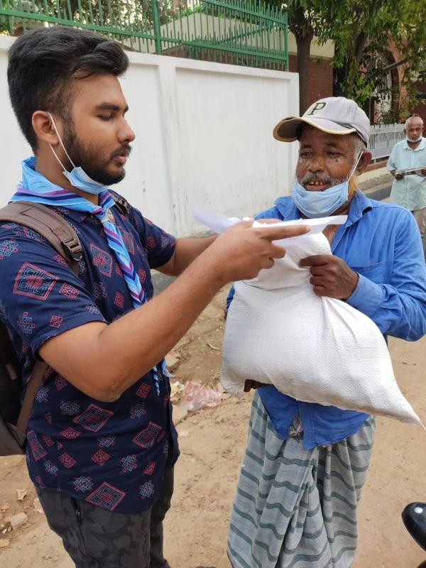 SCOUTS IN GOLDEN EAGLE OPEN AIR SCOUT GROUP ADDRESS FOOD INSECURITY FOR FAMILIES AFFECTED BY COVID-19